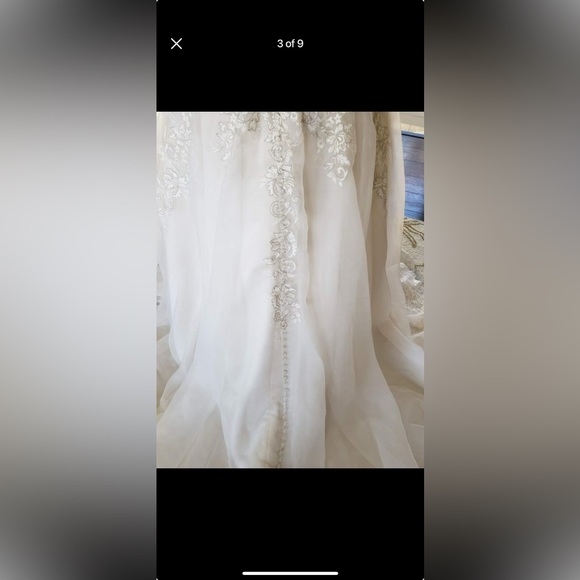 BRAND NEW DAVID TUTERA WEDDING GOWN - Picture 6 of 7